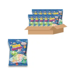 GARABATOS - Dulces Obleas Rellenas de Polvo Acido Quintin 10 Bolsas X25g