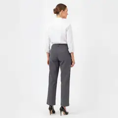 LEC LEE - Pantalón de Pana para Mujer Corte Recto Straight Fit Marrón Chocolate 14Verde