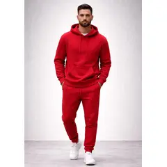 URBANISTA - SUDADERA PARA HOMBRE COLOR ROJO