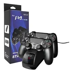 GENERICO - Base de carga dual para controles PS4 con indicador LED estación de carga 5V