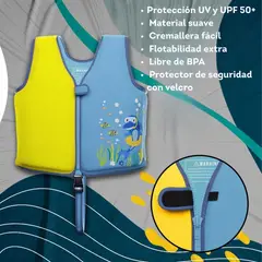 GENERICO - Chaleco Niños Flotador Salvavidas Diversión Protección 6 años