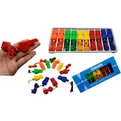 MAZUGI - Set de PitosSilbatos Deportivos Multicolor con Cordón