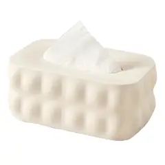 GENERICO - Servilletero Moderno Con Tapa Organizador Elegante y Protegido Para Una Mesa Impecable
