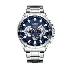 CURREN - Reloj Para Hombre Plateado Krec951903