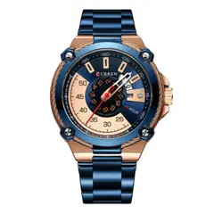 CURREN - Reloj Para Hombre Azul Krec9003