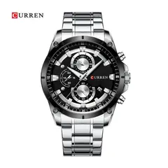 CURREN - Reloj Para Hombre Plateado Krec801901