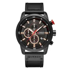 CURREN - Reloj Para Hombre Negro Kreb9401
