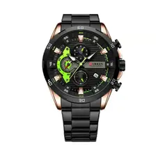 CURREN - Reloj Para Hombre Negro Kred392001