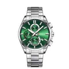 CURREN - Reloj Para Hombre Plateado 8475
