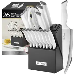 WMF - Cuchillos Cocina Profesional Acero Inox Aleman Base Afilador