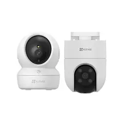 EZVIZ - Combo Cámara de Seguridad Interior H6C 2K + Exterior H8C 2K