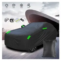GENERICO - Funda Impermeable para Automovil con Proteccion UV y Rayas Reflectantes Uso Exterior
