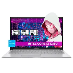 ASUS - PORTATIL INTEL CORE I3-1215U 16GB RAM 512GB SSD 15 FHD