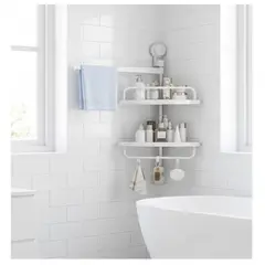 OTRAS MARCAS - Organizador De Baño Esquinero Ajustable Dos Niveles