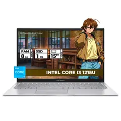 ASUS - PORTATIL INTEL CORE I3-1215U 8GB RAM 1TB SSD 15 FHD