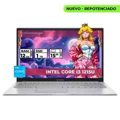 ASUS - PORTATIL INTEL CORE I3-1215U 12GB RAM 1TB SSD 15 FHD
