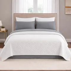 LILE - Combo Fresh Ropa De Cama Microfibra Juego De Sábanas + Colcha Suave