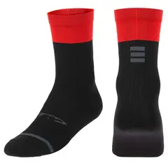 GW - Medias Lithe Negro-Rojo