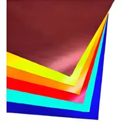 GENERICO - Papel Silueta En Octavos Surtido Paquete Por 10 Unidades