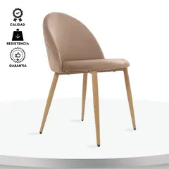 EKONOMODO COLOMBIA - Silla Tapizada Anix Capuchino