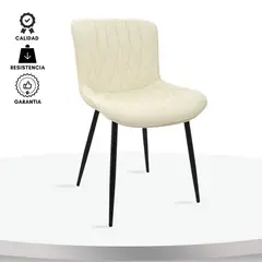 EKONOMODO COLOMBIA - Silla Flor Tapizada Beige