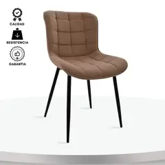 EKONOMODO COLOMBIA - Silla Serene Tapizada Marron