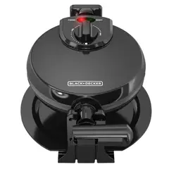 BLACK+DECKER - Waflera WM1000B Giratoria Negro