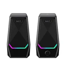HAVIT - Parlantes Speakers Gamer Rgb 10w 2.5inch Sk768 Ctr Vol