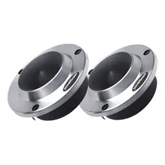 POWERBASS - Bocina Tipo Super Tweeter 4xl-2h Para Autocamioneta Color Plateado