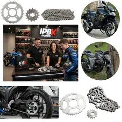 GENERICO - Kit arrastre completo Oem moto gixxer 150 sf repuesto original