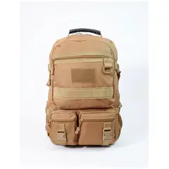 AHMIK - Morral Táctico Viajero - Mochila Militar con Sistema MOLLE - 10 Compartimientos