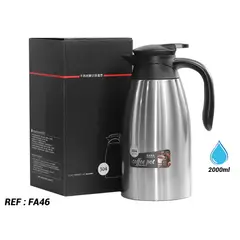 GENERICO - Termo De Acero Inoxidable 2 Litros Caliente Y Frío