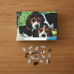 CLEMENTONI - Rompecabezas 500 Piezas Cachorros Adultos