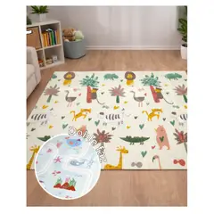 GENERICO - Tapete De Gateo Para Bebé 200x180cm Antigolpes Plegable