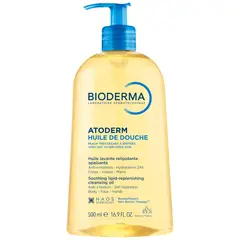 BIODERMA - Aceite de Ducha Atoderm 500 ml – Hidratación Intensiva para Piel Seca y Sensible