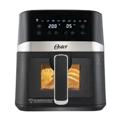 OSTER - Freidora de aire 4 Litros Digital DiamondForce Negra