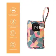 GENERICO - Calentador De Teteros Biberones Usb Portátil Funda Térmica Usb