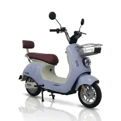 PROFIT - Bicimoto Eléctrica Veloa – Motor 350W - Autonomía hasta 40 km - Lila