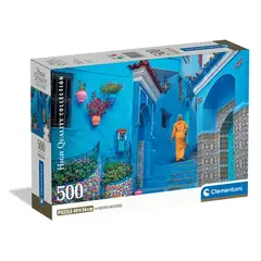 CLEMENTONI - Rompecabezas 500 Piezas Calle Azul Adultos