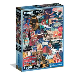 CLEMENTONI - Rompecabezas 1000 Piezas Travelycultures Adultos