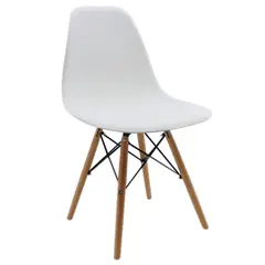 GENERICO - SILLA EAMES MODERNA BLANCA