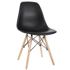 GENERICO - SILLA EAMES MODERNA NEGRA