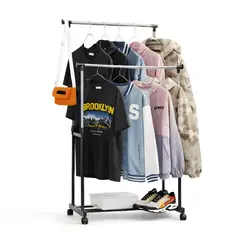 PALMERA SHOP - Tendedero Piso Ropa Plegable Colgadores Soporte Apartamento