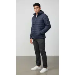 ABC JACKETS - Chaqueta impermeable termica con capucha removible