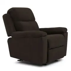ELITE LIVING - SILLA RECLINABLE MARSELLA 1P MECEDORA MICROFIBRA CHOCOLATE