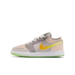 NIKE - Tenis Unisex niño Air Jordan 1 Low Sneaker School Gris