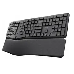 TRUST - Teclado Ergonomico Inalambrico 2xbt 2.4hz Keyra 2yrs
