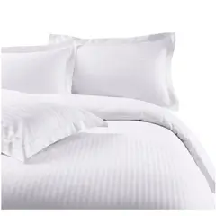 GENERICO - Duvet Cover Forro De Plumon Doble Palo Rosa Sateen Stripe.