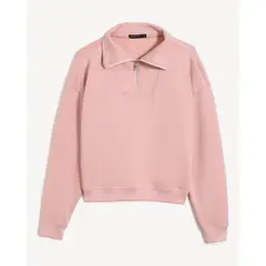 SEVEN SEVEN - Buso Half Zipper Para Mujer Rosado