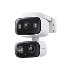 TAPO - Cámara de vigilancia Interior Exterior TP-Link C246D Dual Lente 2K WiFi 360° IP65